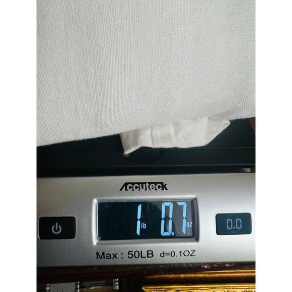 Claudio Milano 100% Linen White Ruffles Neckline Off the Shoulders Size Small - Picture 9 of 9